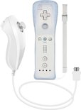 Controller & Nunchuk Geschikt voor Wii & Wii U met Motion Plus - Wit