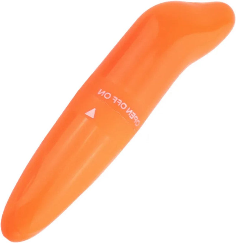 Krachtige Mini G Spot Vibrator Kleine Bullet Clitoris Stimulator Dolfijn dildo vibrator - oranje