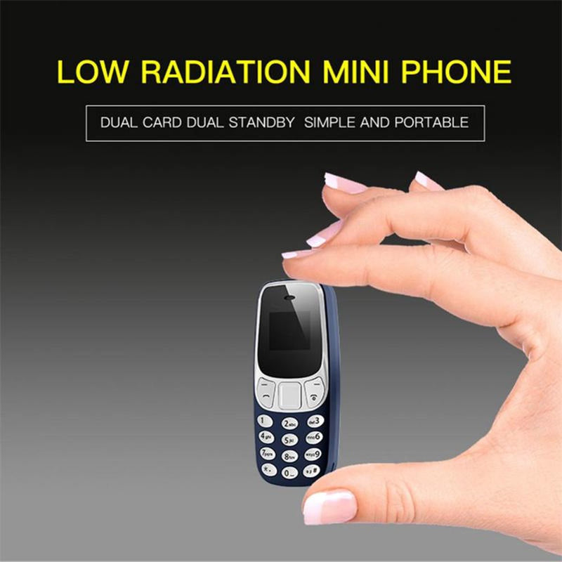 L8tstar BM10 zwart - Mini Telefoon - Voice changer - Dual Sim-kaart - Recorder