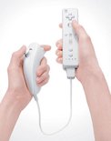 Controller & Nunchuk Geschikt voor Wii & Wii U met Motion Plus - Wit