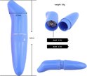 Krachtige Mini G Spot Vibrator Kleine Bullet Clitoris Stimulator Dolfijn dildo vibrator - blauw