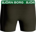 Björn Borg Boxershort Cotton Stretch - Onderbroeken - Boxer - 3 stuks - Heren - Maat M - Groen