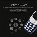 L8tstar BM10 zwart - Mini Telefoon - Voice changer - Dual Sim-kaart - Recorder