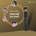 Trendwares Tondeuse voor Mannen- voor Hoofdhuid en Baard - T-287 - Trimmer - Haartrimmer - Draadloos - Inclusief 5 Opzetstukken – Draadloze Trimmer – Haartondeuse – Haar- en Baardtrimmer – Haarclipper – Scheerapparaat – Zwart