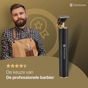 Trendwares Tondeuse voor Mannen- voor Hoofdhuid en Baard - T-287 - Trimmer - Haartrimmer - Draadloos - Inclusief 5 Opzetstukken – Draadloze Trimmer – Haartondeuse – Haar- en Baardtrimmer – Haarclipper – Scheerapparaat – Zwart