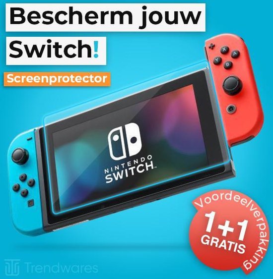 Gehard Glas Screenprotector - 2 stuks - Geschikt voor Nintendo Switch - Accessoires voor Nintendo Switch